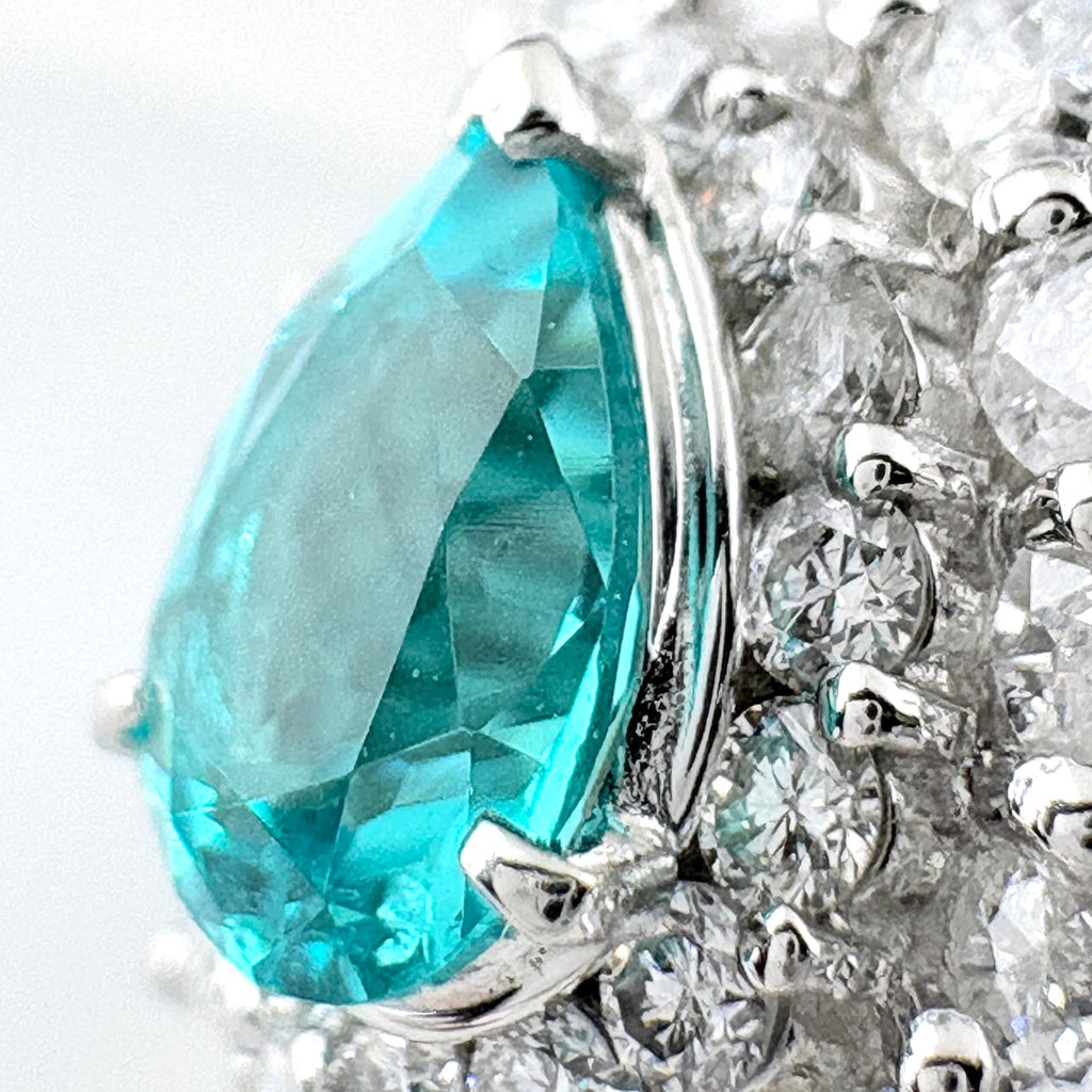 Pt900 パライバトルマリン リング 11号 0.92ct レディース ノン
