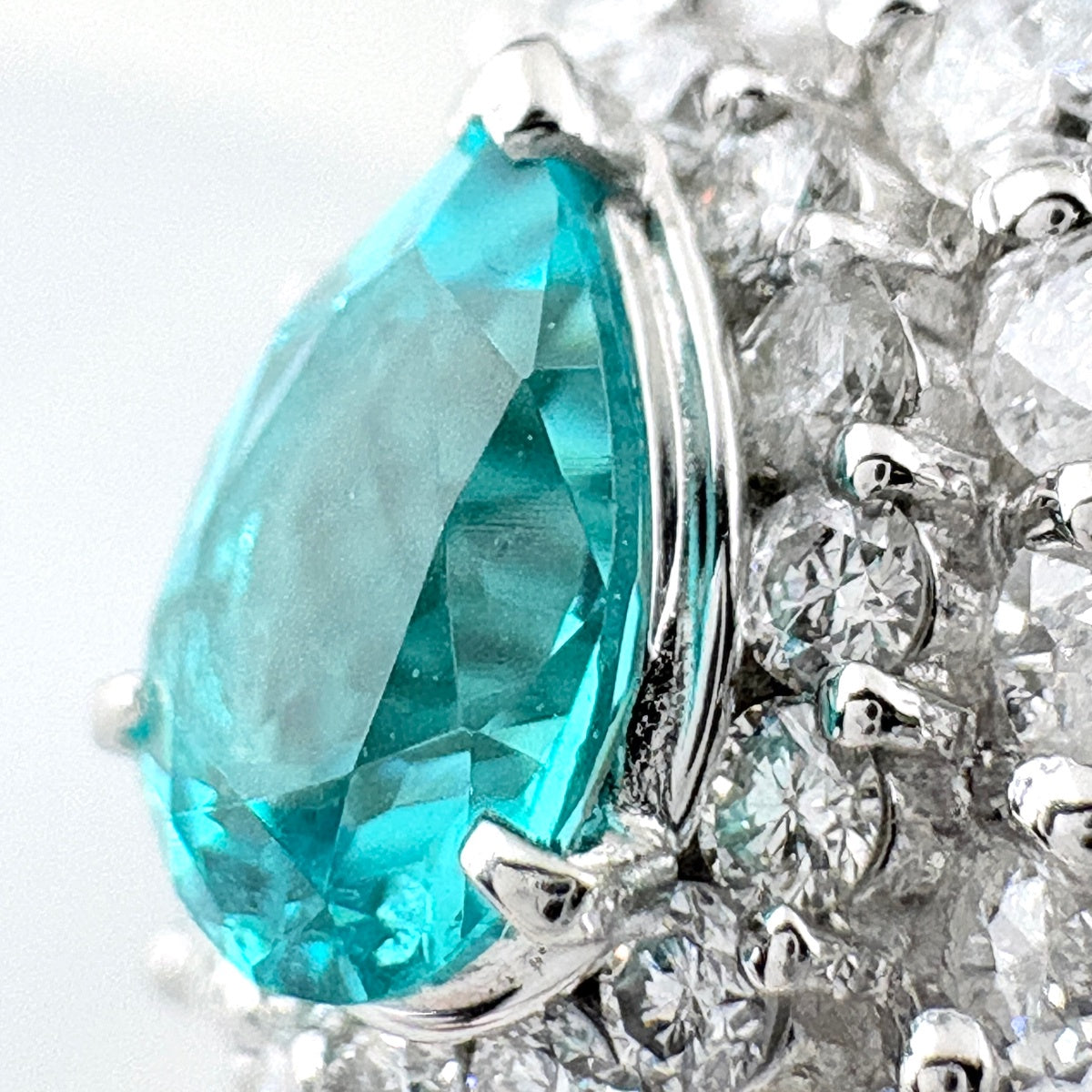Pt900 パライバトルマリン リング 11号 0.92ct レディース ノン