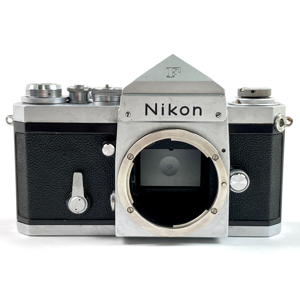 ニコン Nikon F アイレベル シルバー ボディ フィルム マニュアルフォーカス 一眼レフカメラ 【中古】cambb