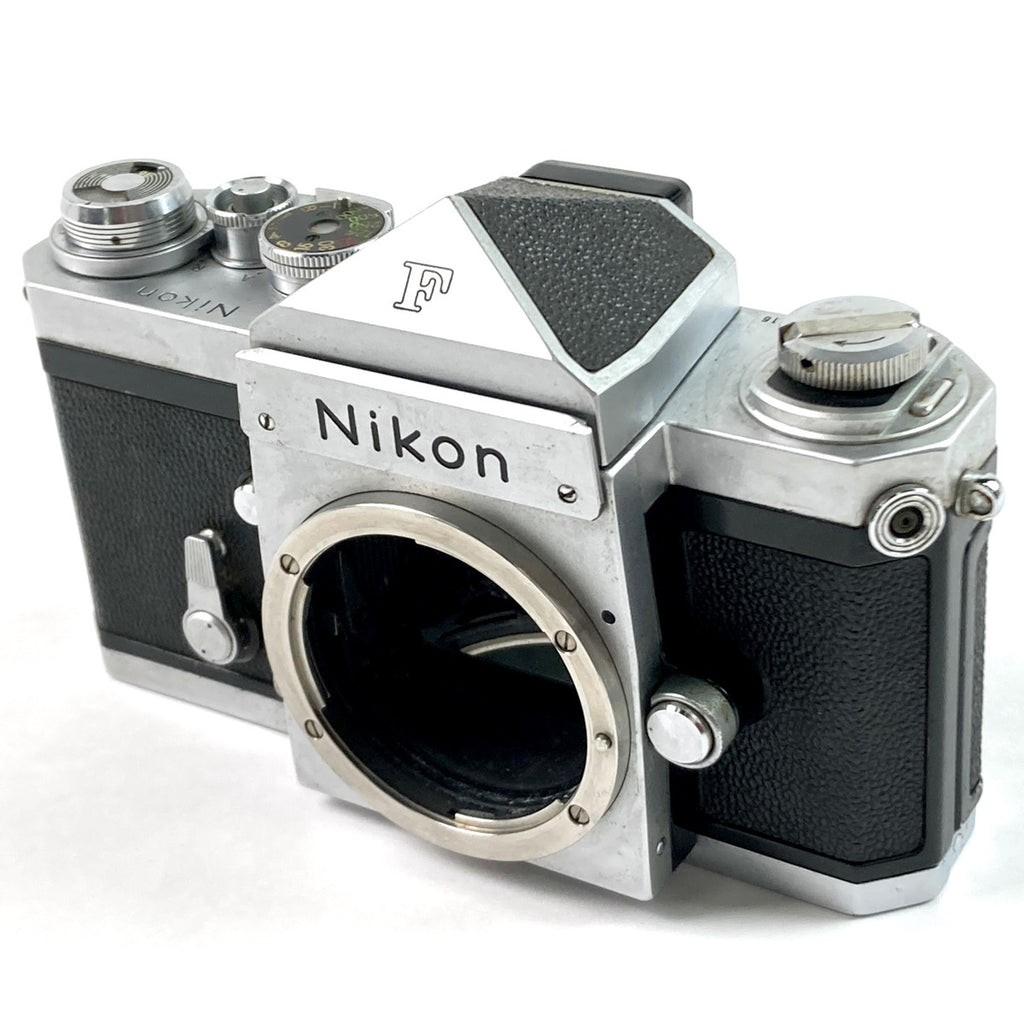 ニコン Nikon F アイレベル シルバー ボディ フィルム マニュアルフォーカス 一眼レフカメラ 【中古】cambb