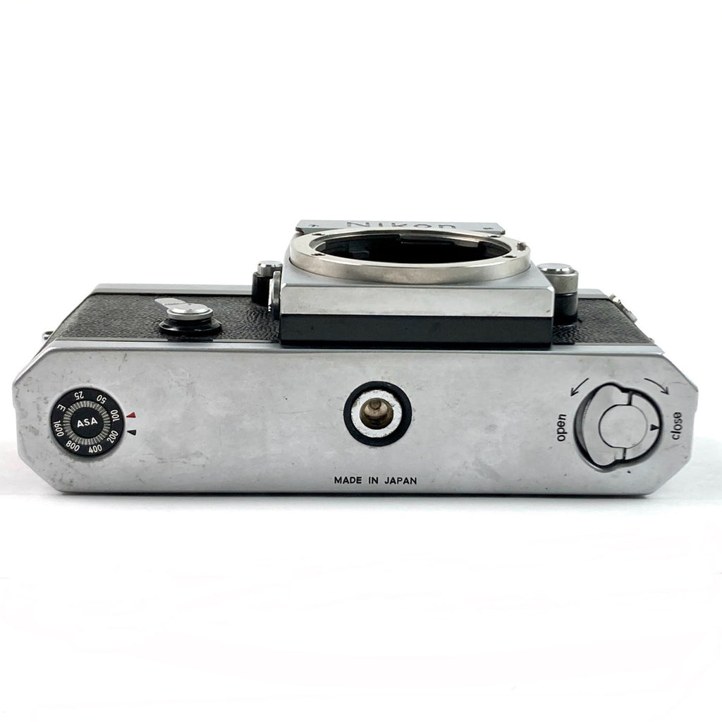 ニコン Nikon F アイレベル シルバー ボディ フィルム マニュアルフォーカス 一眼レフカメラ 【中古】cambb