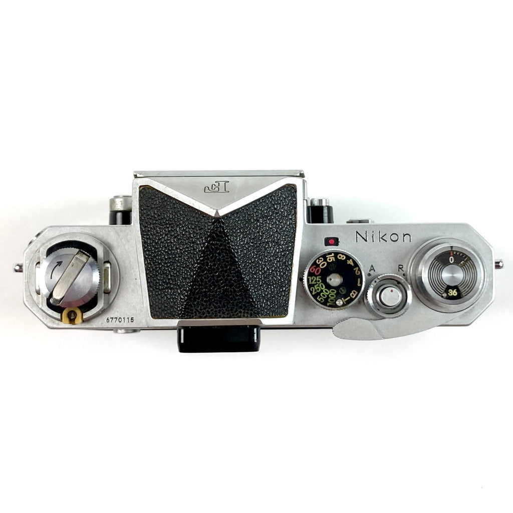 ニコン Nikon F アイレベル シルバー ボディ フィルム マニュアルフォーカス 一眼レフカメラ 【中古】cambb