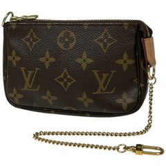 ルイ・ヴィトン ミニ ポシェット アクセソワール メイク コスメ アクセサリーポーチ モノグラム ブラウン M58009 レディース ブランドバッグ・小物 【中古】brbag