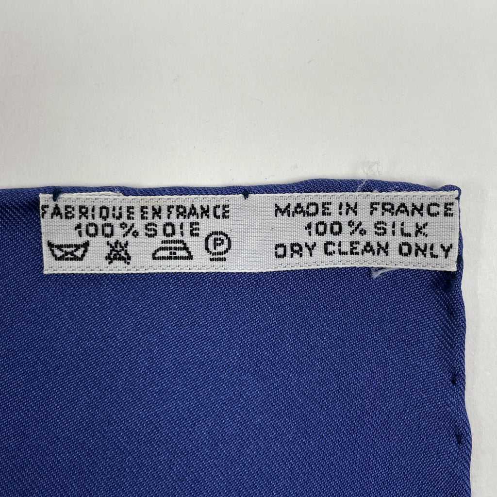 エルメス カレ 90 VOILES DE LUM 光の帆船 ホース スカーフ シルク ブルー マルチカラー レディース ブランドバッグ・小物 【中古】brbag