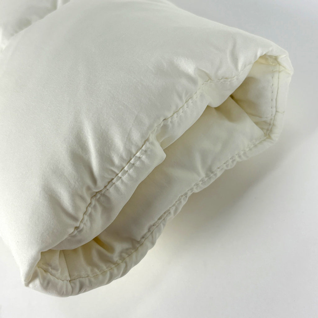 ヘルノ ジップアップ ダウンコート ウール切り替え アウター ダウンコート アイボリー レディース 【中古】brapp