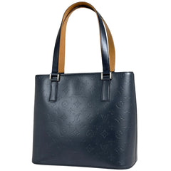 ルイ・ヴィトン ストックトン ショルダーバッグ トートバッグ モノグラムマット ブルー M55115 レディース ブランドバッグ・小物 【中古】brbag