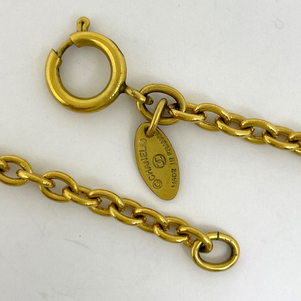 シャネル ココマーク チェーン ネックレス ラウンド ネックレス GP ゴールド レディース ブランドアクセサリー 【中古】bracc