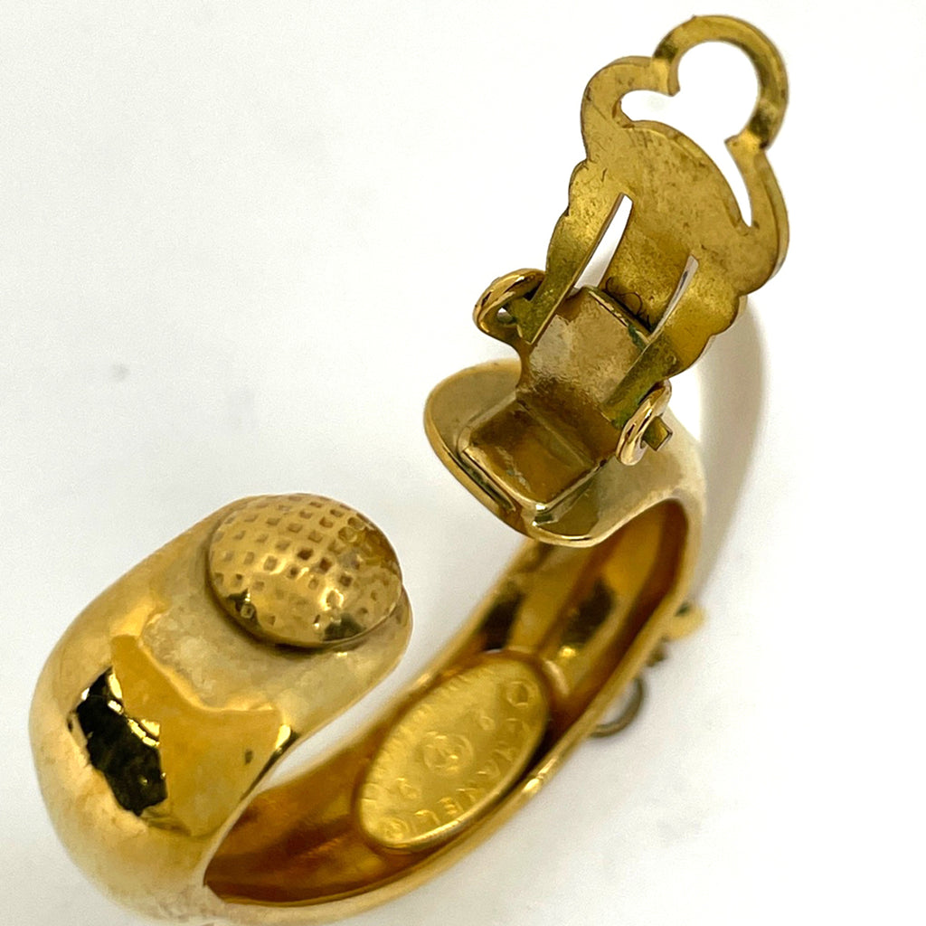 シャネル ココマーク フェイクパール イヤリング スイング イヤリング GP ゴールド レディース ブランドアクセサリー 【中古】bracc