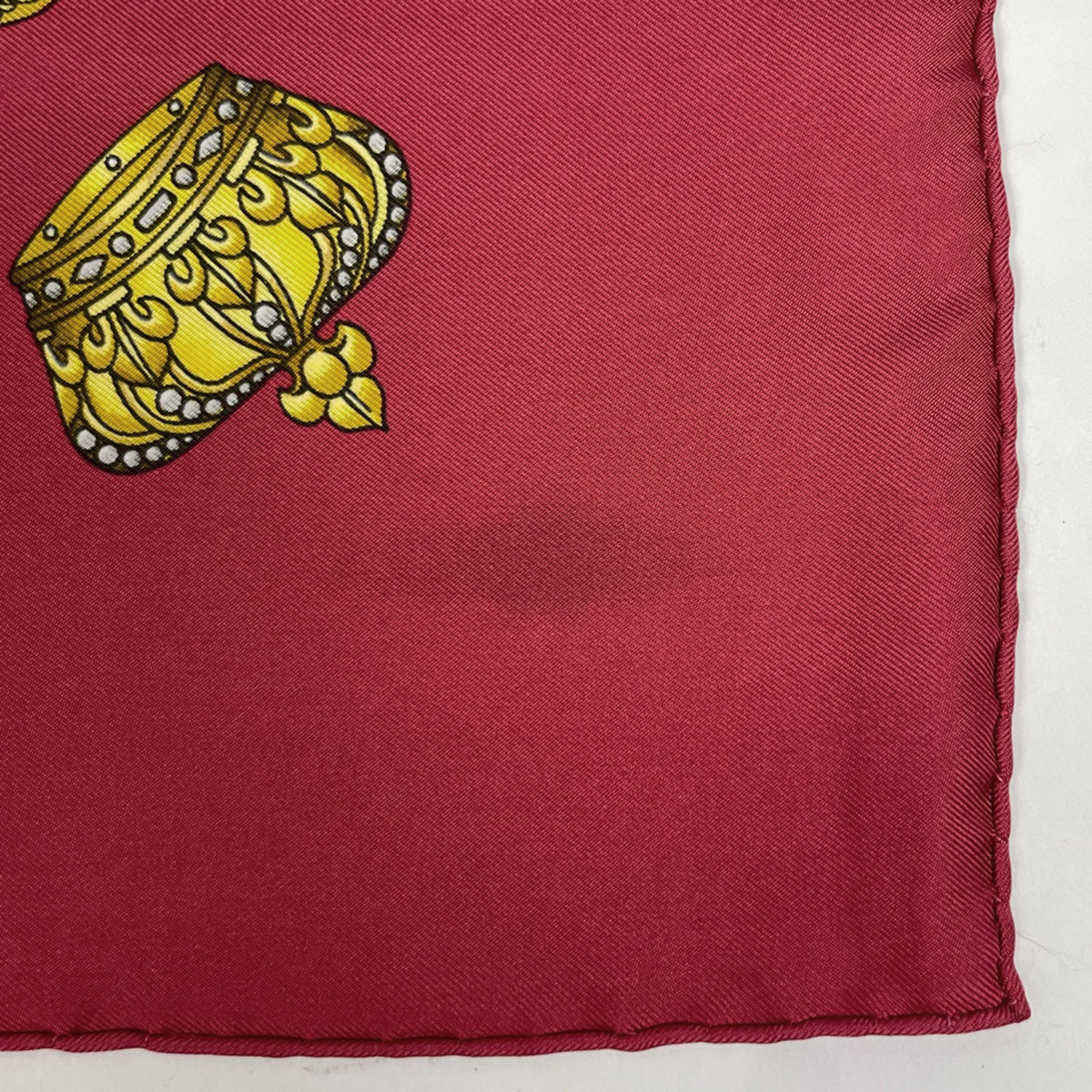 バイセル公式】エルメス カレ 90 LES TAMBOURS タンブールの太鼓 王冠