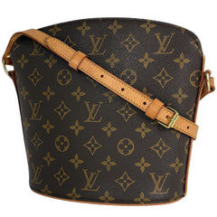 ルイ・ヴィトン ドルーオ 斜め掛け ショルダーバッグ モノグラム ブラウン M51290 レディース ブランドバッグ・小物 【中古】brbag