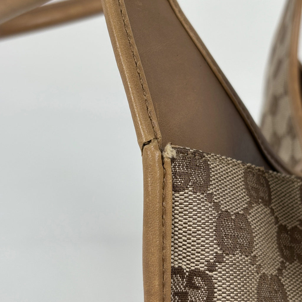 グッチ ジャッキーライン ショルダーバッグ ハンドバッグ GG柄 ショルダーバッグ GGキャンバス ブラウン 01719 レディース ブランドバッグ・小物 【中古】brbag