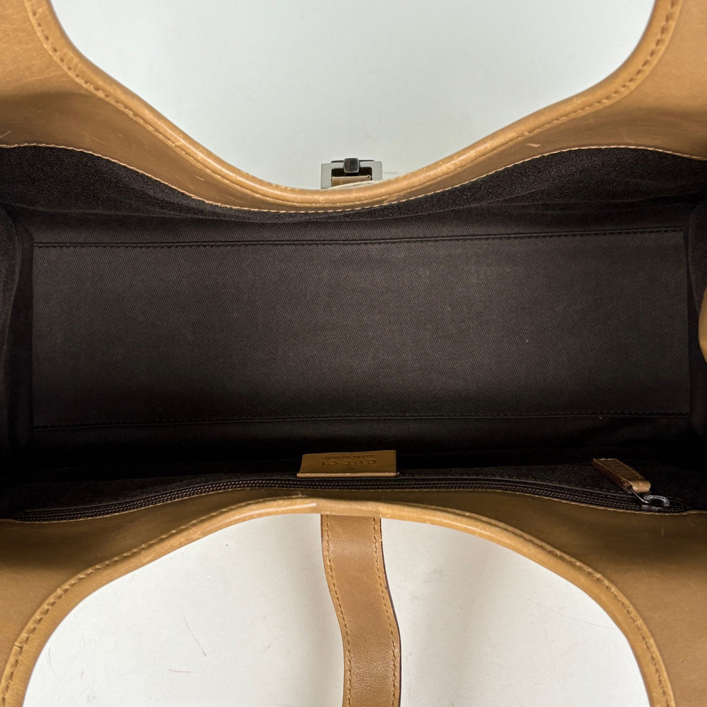 グッチ ジャッキーライン ショルダーバッグ ハンドバッグ GG柄 ショルダーバッグ GGキャンバス ブラウン 01719 レディース ブランドバッグ・小物 【中古】brbag