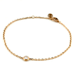 カルティエ ダムール ブレスレット SM PG ピンクゴールド 腕輪 ブレスレット 750 ダイヤモンド レディース ブランドジュエリー 【中古】brjwl