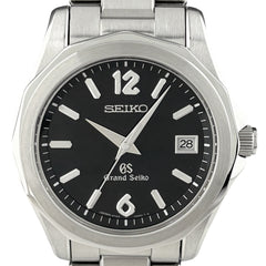 セイコー グランドセイコー SBGX035/9F62-0A60 腕時計 SS クォーツ ブラック メンズ 時計 【中古】wtcbb