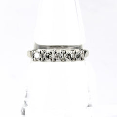 メレダイヤ デザインリング プラチナ 指輪 リング 14.5号 Pt900 ダイヤモンド レディース ノンブランドジュエリー 【中古】nbjwl