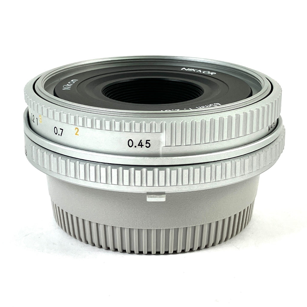 ニコン Nikon Ai NIKKOR 45mm F2.8P シルバー 一眼カメラ用レンズ（マニュアルフォーカス） カメラ 【中古】cambb