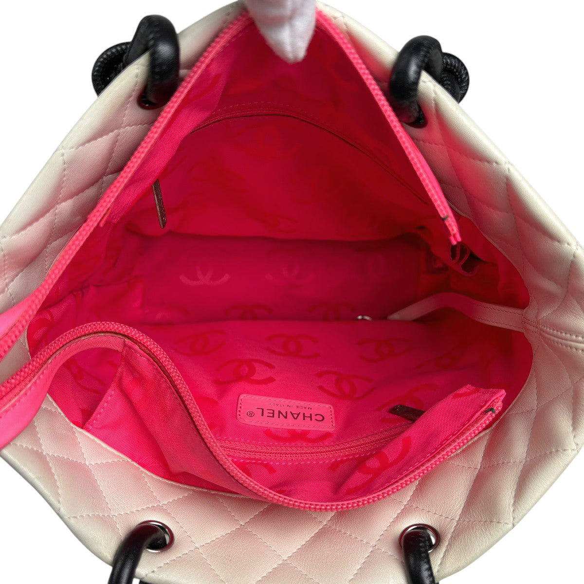 シャネル カンボンライン ミディアム トートバッグ ココマーク