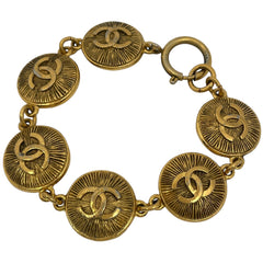 シャネル ココマーク ブレスレット 腕輪 ブレスレット GP ゴールド レディース ブランドアクセサリー 【中古】bracc