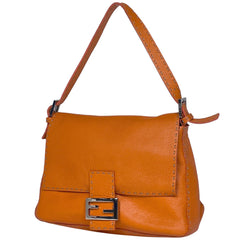 フェンディ セレリア マンマバケット ワンショルダー ズッカロゴ ショルダーバッグ レザー オレンジ 8BR102 レディース ブランドバッグ・小物 【中古】brbag