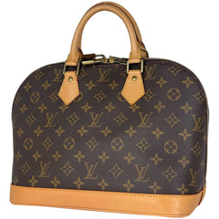 ルイ・ヴィトン アルマ 手提げ ハンドバッグ モノグラム ブラウン M51130 レディース 【中古】brbag