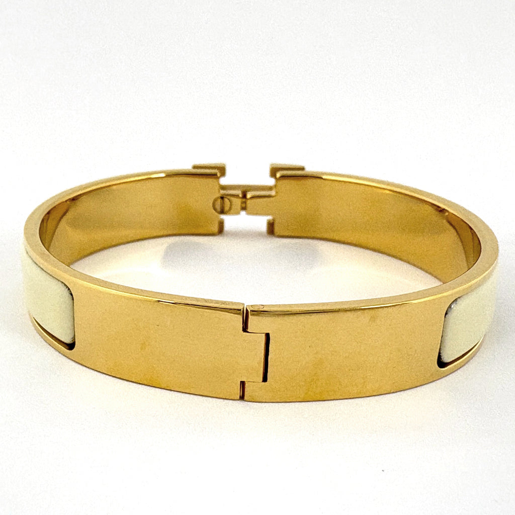 エルメス クリックH エナメルブレスレット クリッククラック バングル