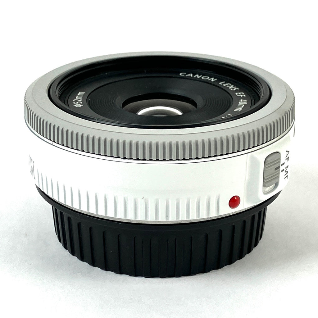キヤノン Canon EF 40mm F2.8 STM ホワイト 一眼カメラ用レンズ（オートフォーカス） カメラ 【中古】cambb
