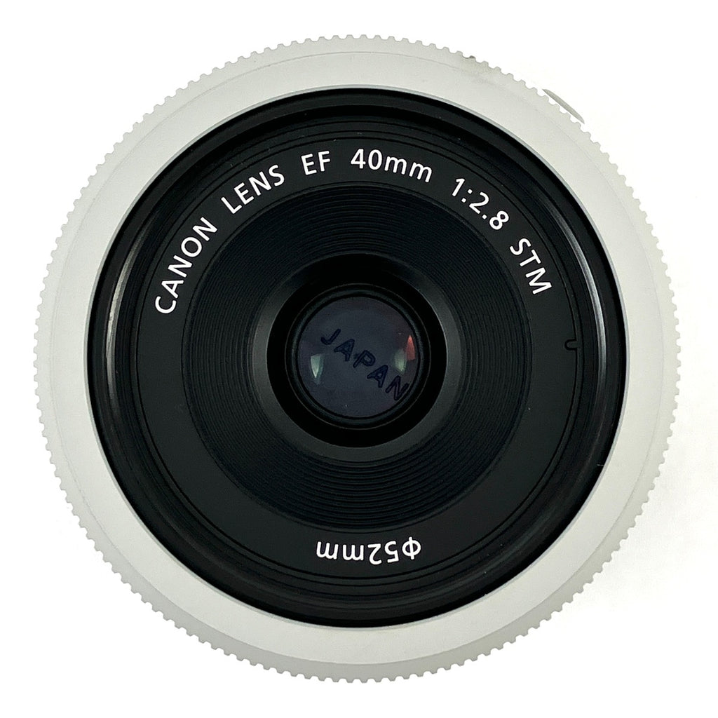 キヤノン Canon EF 40mm F2.8 STM ホワイト 一眼カメラ用レンズ（オートフォーカス） カメラ 【中古】cambb