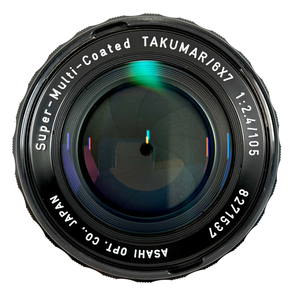 ペンタックス PENTAX TAKUMAR 6X7 105mm F2.4 67 バケペン用 中判カメラ用レンズ 【中古】cambb