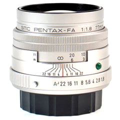 ペンタックス PENTAX SMC PENTAX-FA 77mm F1.8 Limited シルバー 一眼カメラ用レンズ（オートフォーカス） 【中古】cambb