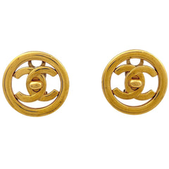 シャネル ココマーク サークル イヤリング GP レディース ブランドアクセサリー 【中古】bracc