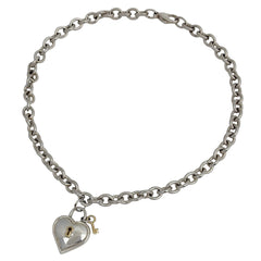 ティファニー ハートロック ネックレス シルバー925 750 レディース ブランドアクセサリー 【中古】bracc