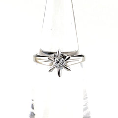 ダイヤモンド デザインリング プラチナ 指輪 リング 8号 Pt900 ダイヤモンド レディース ノンブランドジュエリー 【中古】nbjwl