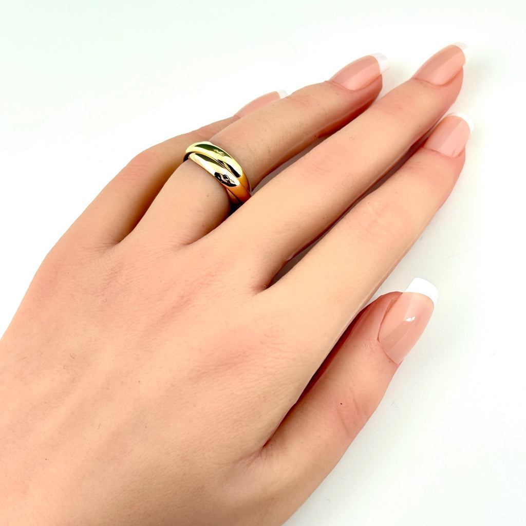 カルティエ トリニティ リング YG イエローゴールド 指輪 リング 11号