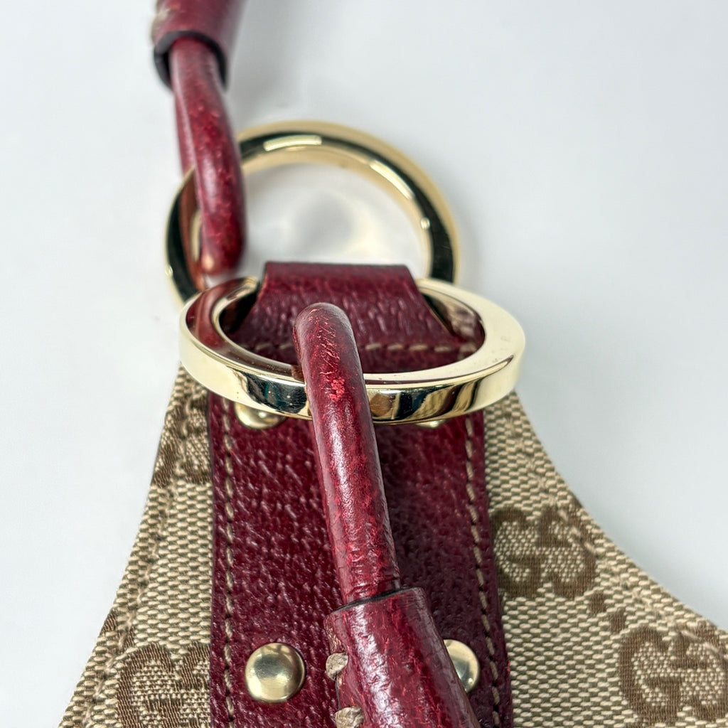 Gucci GGロゴ ハンドバッグ ベージュ/黒/赤 楽天市場】【バッグ】GUCCI グッチ GGキャンバス ラニア ウェブライン