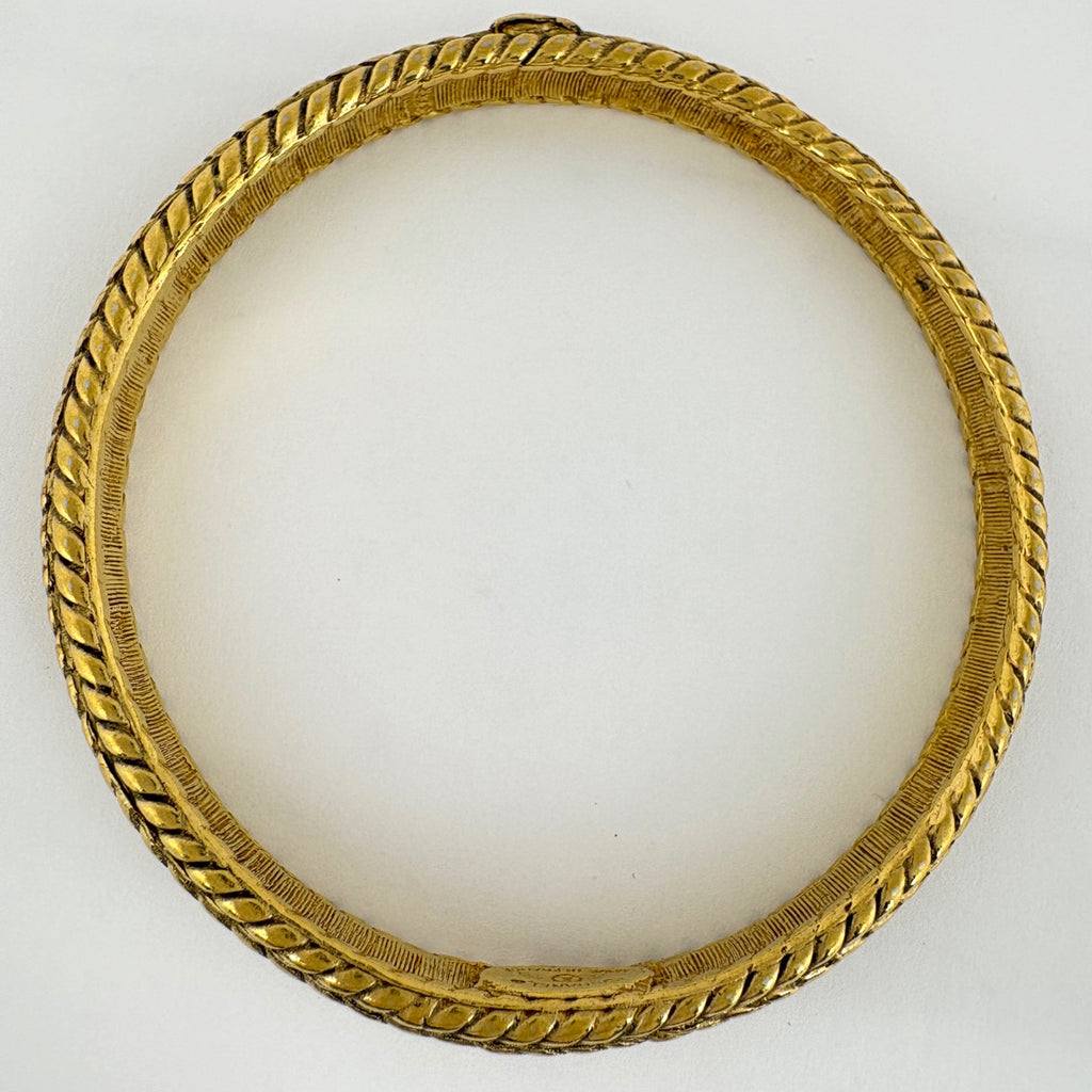 シャネル ココマーク バングル 腕輪 バングル GP ゴールド レディース