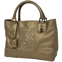 ロエベ アマソナ フスタ トートバッグ アナグラム ハンドバッグ トートバッグ レザー ゴールド レディース ブランドバッグ・小物 【中古】brbag