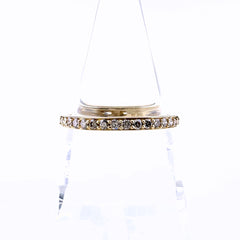 GSTV メレダイヤ デザインリング リング 17.5号 K18 ダイヤモンド レディース ブランドジュエリー 【中古】brjwl