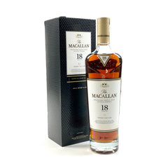 マッカラン MACALLAN 18年 シェリ―オークカスク 2018 700ml スコッチウイスキー シングルモルト 酒 【古酒】liqbb