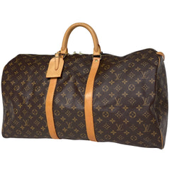 ルイ・ヴィトン キーポル 55 ハンドバッグ 旅行 出張 ビジネス ボストンバッグ モノグラム ブラウン M41424 レディース ブランドバッグ・小物 【中古】brbag