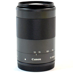 キヤノン Canon EF-M 55-200mm F4.5-6.3 IS STM ブラック 一眼カメラ用レンズ（オートフォーカス） カメラ 【中古】cambb