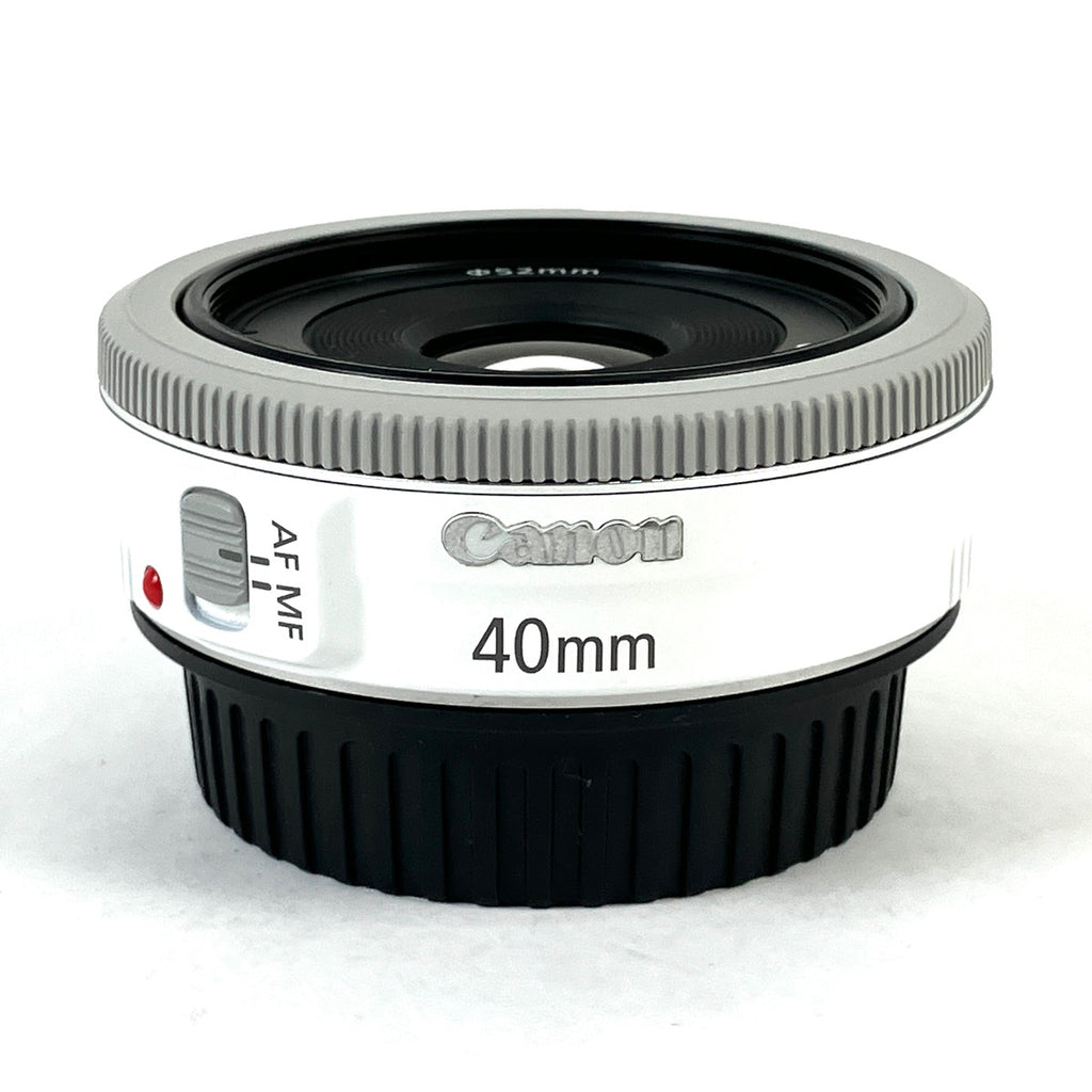 キヤノン Canon EF 40mm F2.8 STM ホワイト 一眼カメラ用レンズ（オートフォーカス） カメラ 【中古】cambb