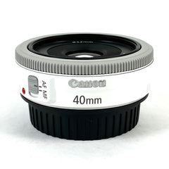 キヤノン Canon EF 40mm F2.8 STM ホワイト 一眼カメラ用レンズ（オートフォーカス） カメラ 【中古】cambb