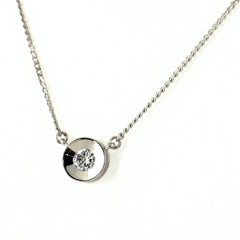 ダイヤモンド デザインネックレス ネックレス Pt900 Pt850 ダイヤモンド レディース ノンブランドジュエリー 【中古】nbjwl