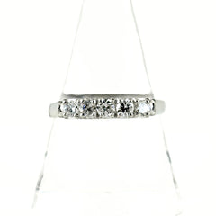 メレダイヤ デザインリング プラチナ 指輪 リング 12.5号 Pt900 ダイヤモンド レディース ノンブランドジュエリー 【中古】nbjwl