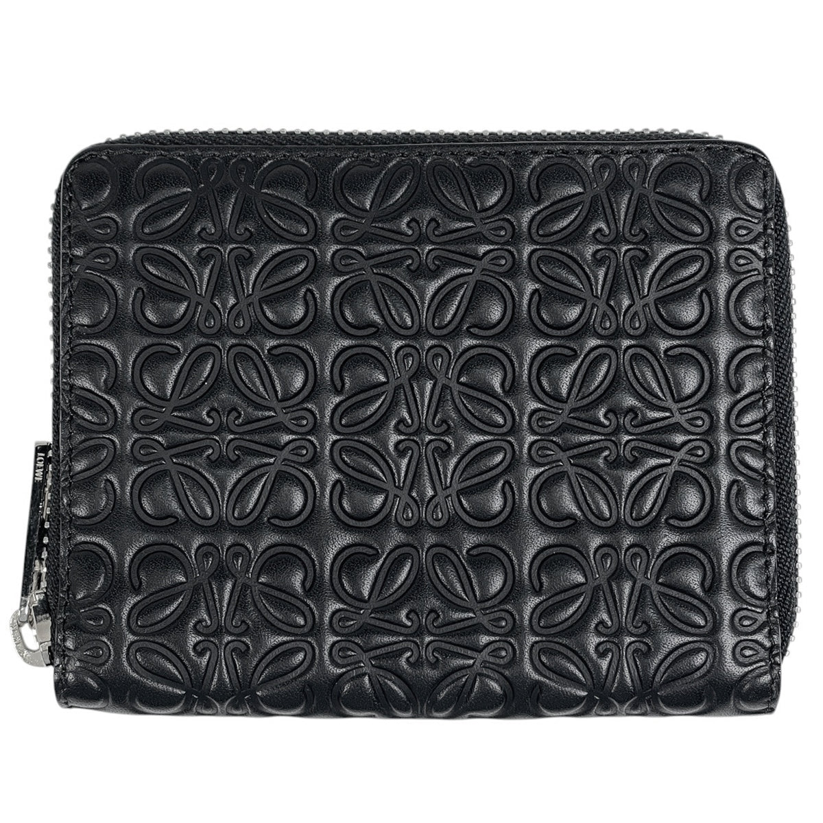 未使用級✨ロエベ パズル スクエア ラウンドファスナー アナグラム型押し 財布 LOEWE（ロエベ） PUZZLE OPEN WALLET パズル オープン ウォレット ロゴ