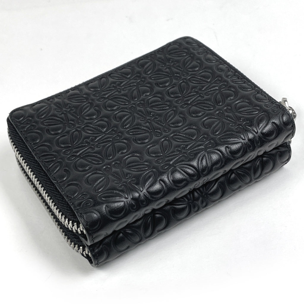 未使用級✨ロエベ パズル スクエア ラウンドファスナー アナグラム型押し 財布 未使用級✨ロエベ パズル スクエア ラウンドファスナー アナグラム型