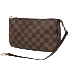 ルイ・ヴィトン ポシェット アクセソワール メイク コスメ アクセサリーポーチ ダミエ ブラウン N51985 レディース ブランドバッグ・小物 【中古】brbag