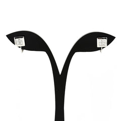 メレダイヤ デザインイヤリング プラチナ イヤリング Pt850 ダイヤモンド レディース ノンブランドジュエリー 【中古】nbjwl