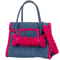 ミュウ ミュウ ハンドバッグ デニム 5BA045 レディース ブランドバッグ・小物 【中古】brbag