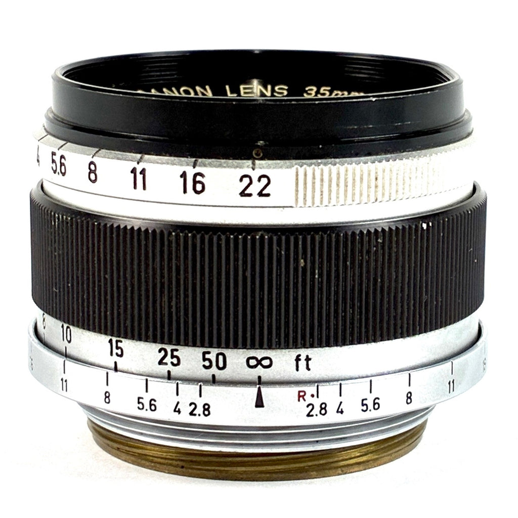 キヤノン Canon 35mm F2.8 Lマウント L39 レンジファインダーカメラ用レンズ カメラ 【中古】cambb